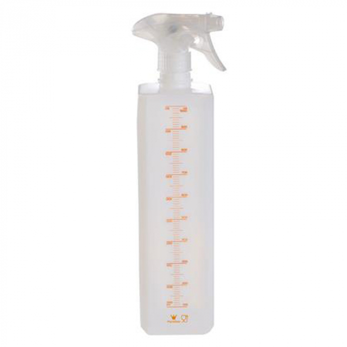 Flacon gadat 1 Litru cu Pulverizator pentru Apa sau Siropuri, 7 x 7 x H 30 cm [2]