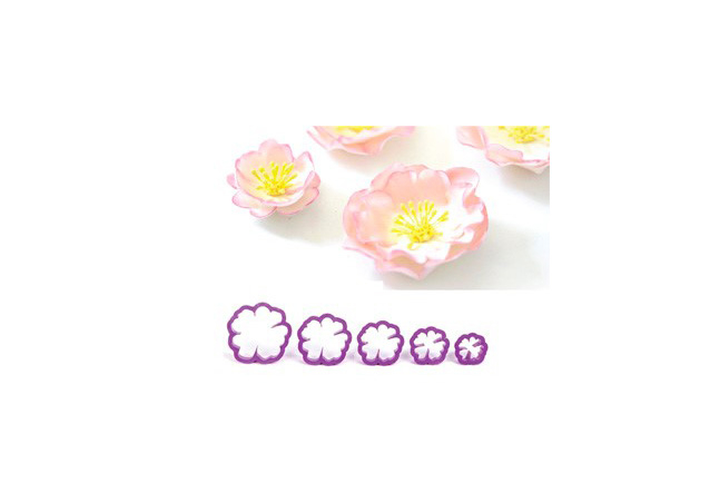 Floare de Maces - Decupatoare Plastic Ø 4 – 8 cm, Set 5 Buc [2]