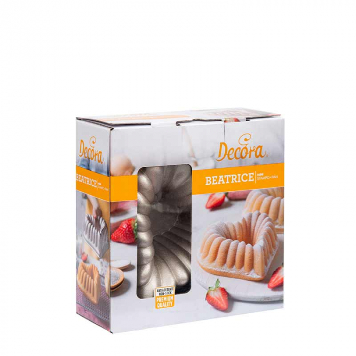 Forma Coacere Inima Mini Beatrice 16 x 16 x H 6 cm, Aluminiu Antiaderent [2]