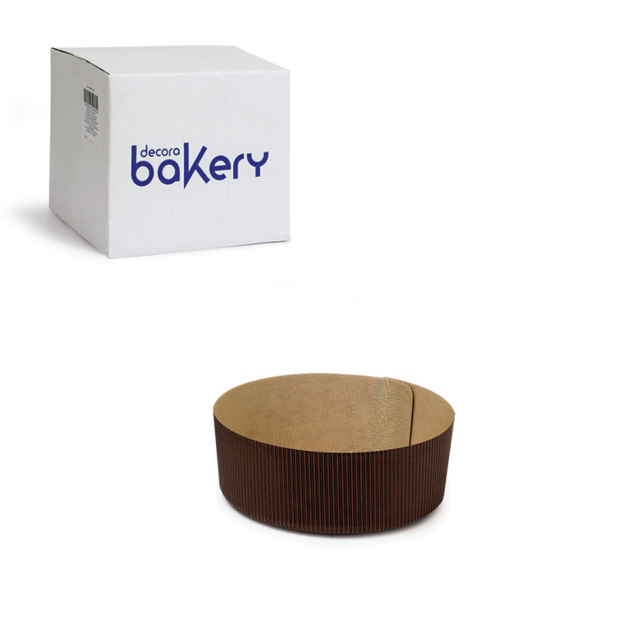 Forma Coacere Panettone Ø45xH3.5cm - 750 gr, Carton Termorezistent, Set 20 Buc [2]
