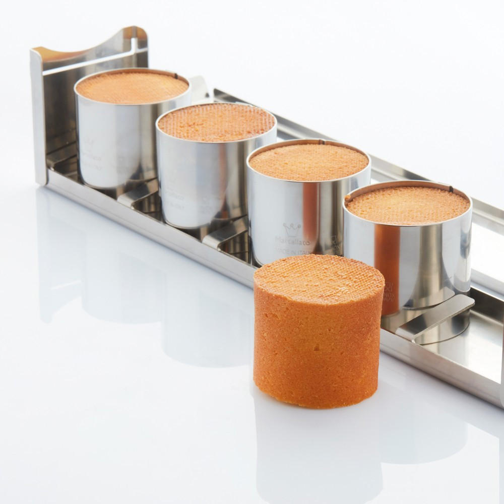 Forma Inox Coacere Produse Model Geometric Cilindru Mini, Ø 6 x H 6 cm, vol. 170 ml - Set 5 buc [4]