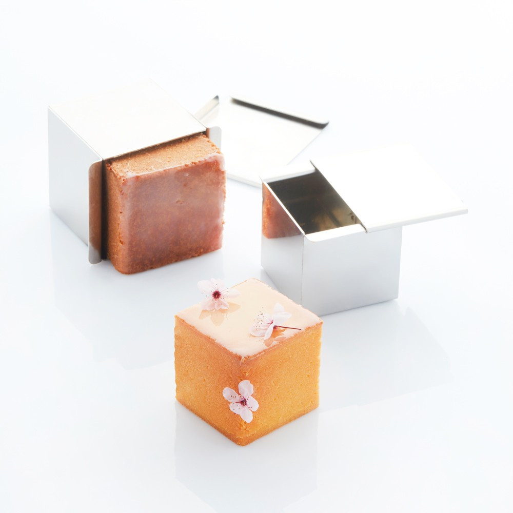Forma Inox Coacere Produse Model Geometric Cub Mediu 7 x 7 x H 7 cm, vol. 342 ml [3]