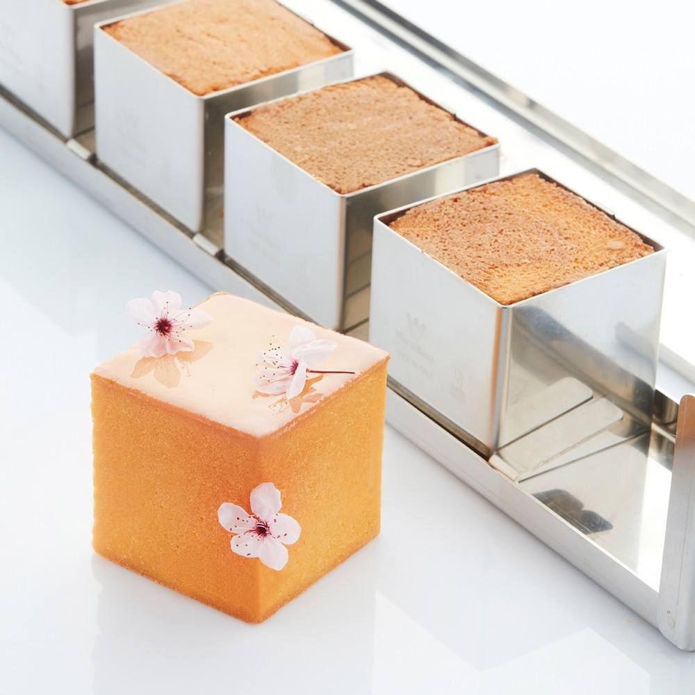 Forma Inox Coacere Produse Model Geometric Cub Mini 6 x 6 x H 6 cm, vol. 220 ml - Set 5 buc [4]