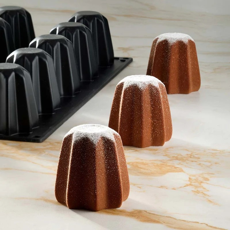 Forma Pavoflex 30x40cm Pandoro 15 cavitati, Ø 6.5 x H 6.5 cm, 120 ml [1]