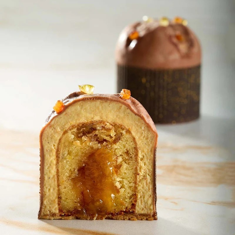 Forma Pavoflex 30x40cm Panettone 15 cavitati, Ø 5.5 x H 6.5 cm, 130 ml [3]