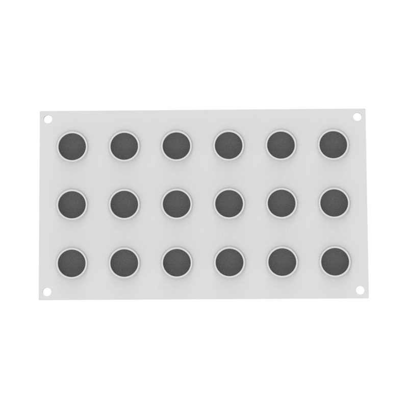 Forma Silicon Bigne Perfectto Ø 3.5 x H 2 cm, 18 cavitati x 14 ml [2]
