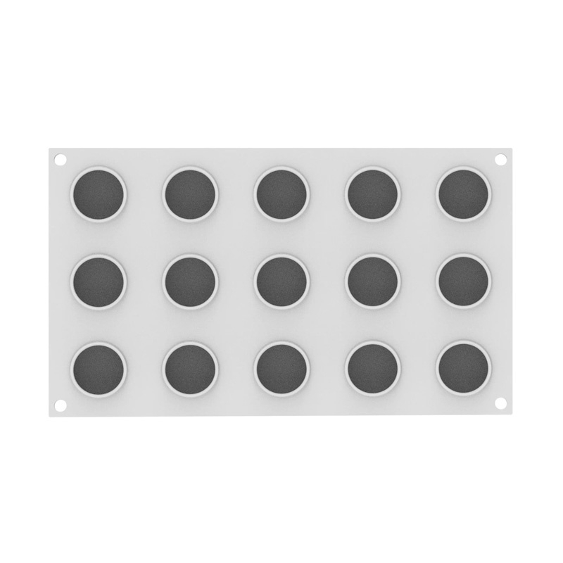 Forma Silicon Bigne Perfectto Ø 4.5 x H 2.5 cm, 15 cavitati x 30 ml [3]