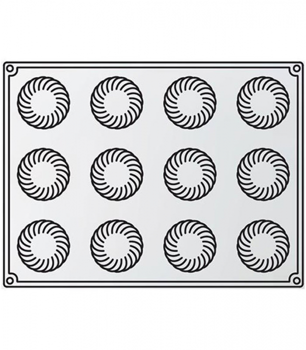 Forma Silicon Caleidon, Monoportii, Ø 6 x h 3.4 cm, 93 ml, 12 cavitati [2]