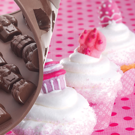 Forma Silicon Chocoice Cupcakes, 16 cavitati [5]
