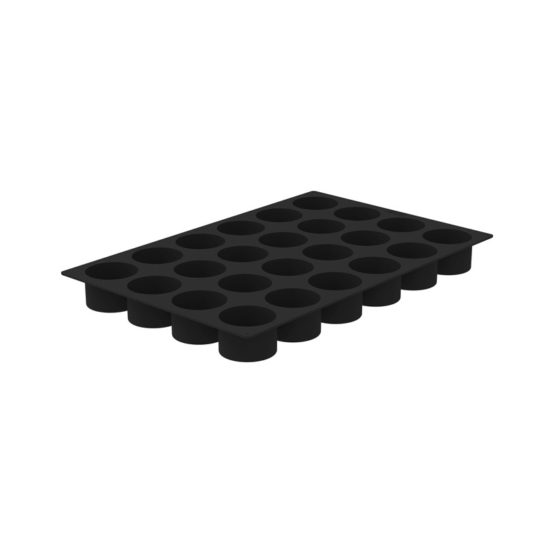 Forma Silicon Cilindru Monoportii Ø 8 x H 4.5 cm, 24 cavitati, 225 ml (SQ096) [2]