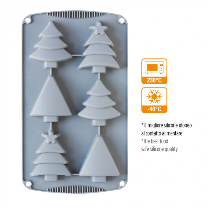 Forma Silicon Craciun Brad 3 modele, 6 cavitati [3]