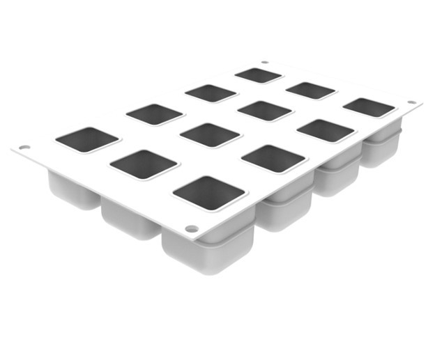 Forma Silicon Cub 3D 4.5 x 4.5 x H 4.5 cm, 12 cavitati x 85 ml [4]