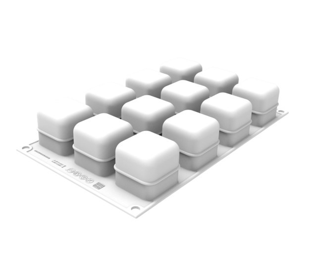 Forma Silicon Cub 3D 4.5 x 4.5 x H 4.5 cm, 12 cavitati x 85 ml [3]