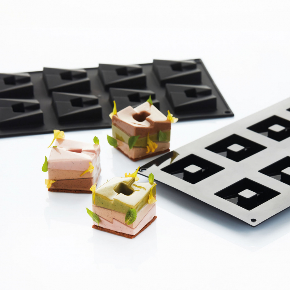 Forma Silicon Cub 5 x 5 x H 1.6 cm, 8 cavitati, 28 ml [2]