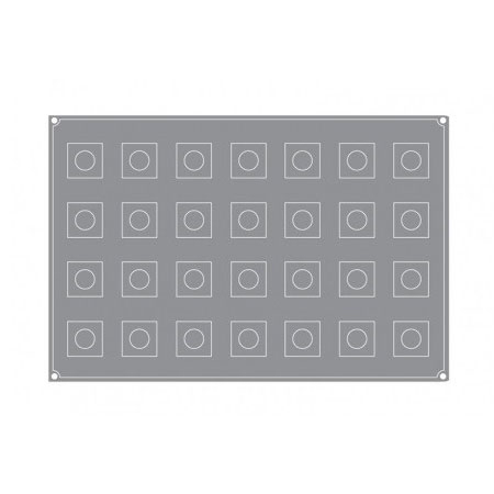 Forma Pavoflex 60x40 cm Cub 5x5 cm, 28 cavitati, 115 ml [2]