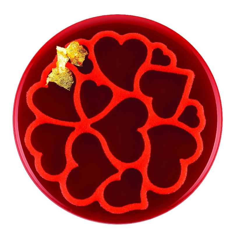 Forma Silicon Decor Mini Love Ø 6 x H 0.2 cm, 12 ml, 6 cavitati [2]