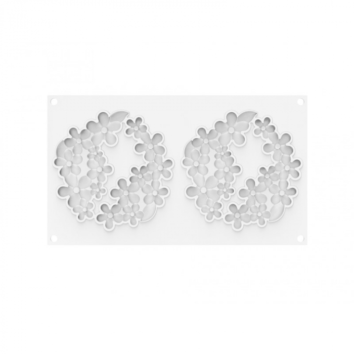 Forma Silicon Decor Top/Insertie Flora Ø 14 x H 1 cm, 2 cavitati, 80 ml [5]