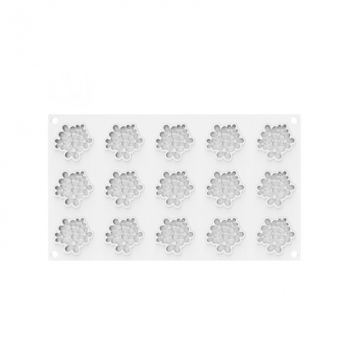 Forma Silicon Decor Top/Insertie Flora Ø 4.5 x H 0.72 cm, 15 cavitati, 7 ml [4]