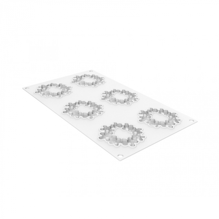 Forma Silicon Decor Top/Insertie Flora Ø 7.5 x H 0.75 cm, 6 cavitati, 19 ml [3]