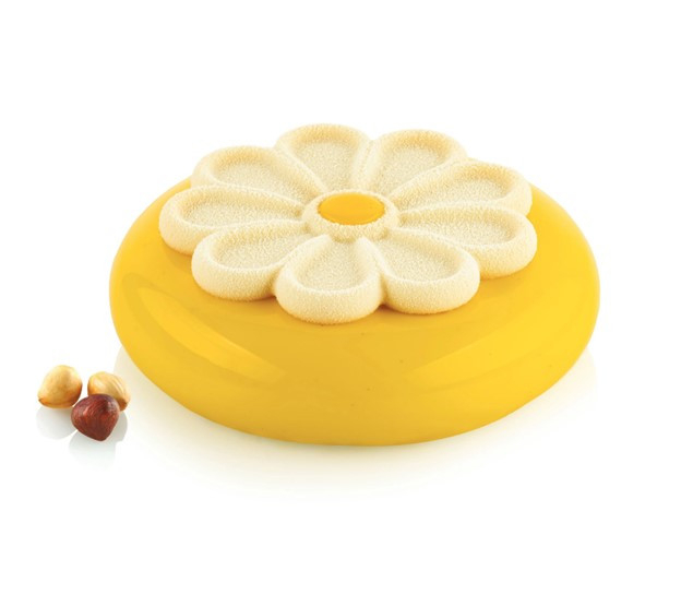 Forma Silicon Decor Top/Insertie, Flower Ø14xH1cm, 2 cavitati, 200 ml [1]