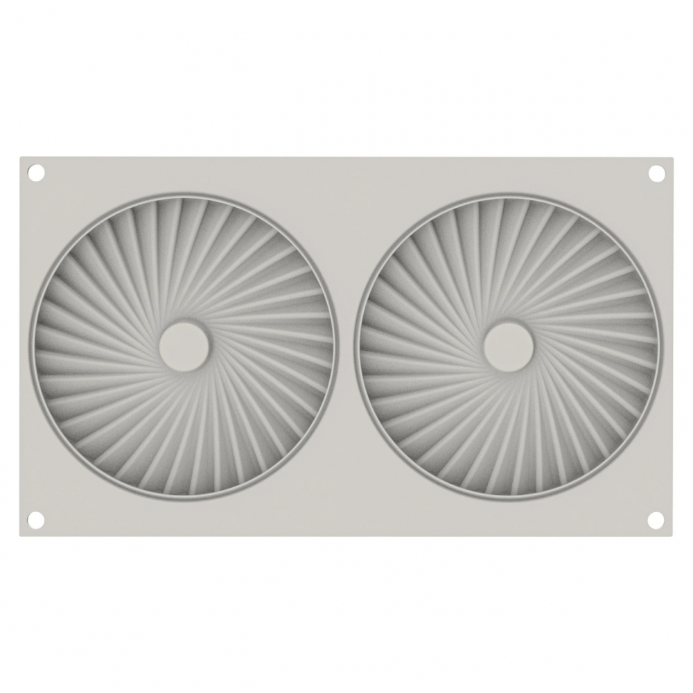 Forma Silicon Decor Top/Insertie, Skirt Ø 14 x H 1 cm, 2 cavitati, 100 ml [2]