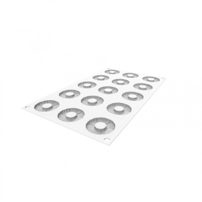 Forma Silicon Decor Top/Insertie Tutu Ø 4.5 x H 0.65 cm, 15 cavitati, 7 ml [3]