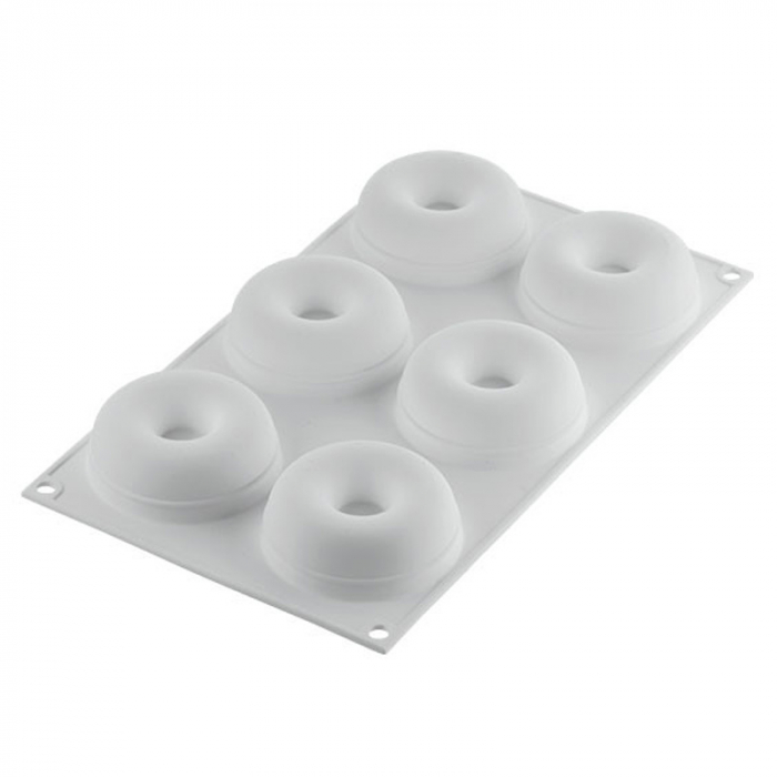 Forma Silicon Donuts Ø 7.2 x H 2.7 cm, 6 cavitati, 80 ml [2]