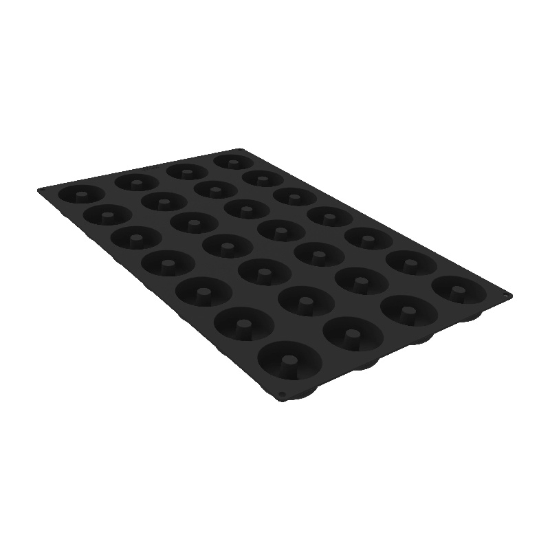 Forma Silicon Donuts Monoportii Ø 7 x H 3.2 cm, 28 cavitati, 100 ml (SQ094) [3]