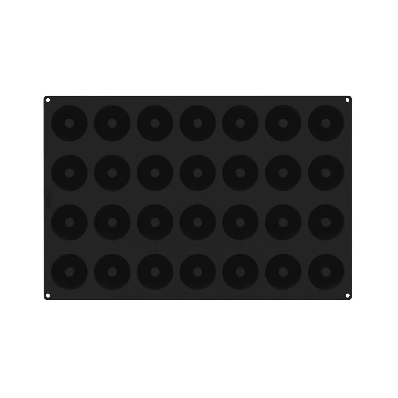 Forma Silicon Donuts Monoportii Ø 7 x H 3.2 cm, 28 cavitati, 100 ml (SQ094) [4]