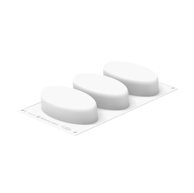 Forma Silicon Ellipse 14.8 x 7.6 x H 4 cm, 3 cavitati x 335 ml [2]