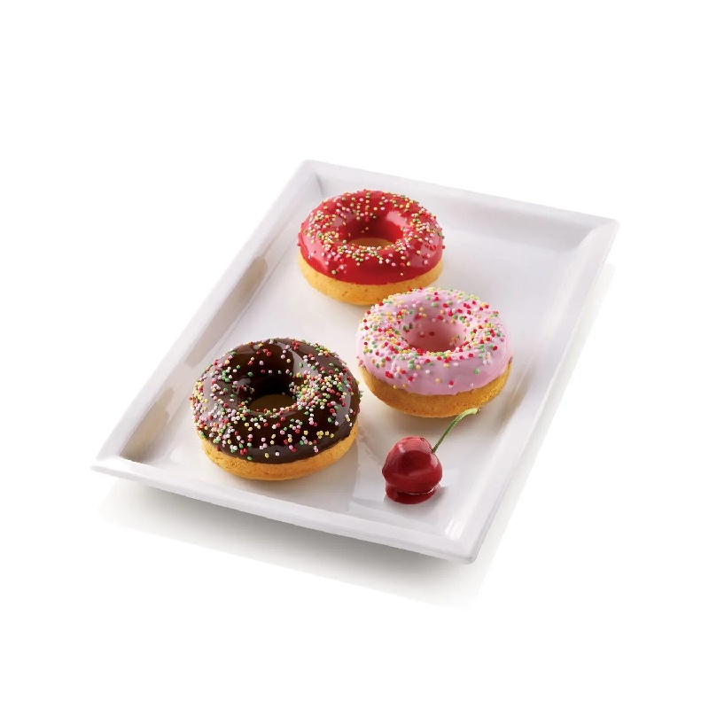 Forma Silicon Gogosi Donuts Ø 7.5 x H 2.8 cm, 6 cavitati (SF170) [4]