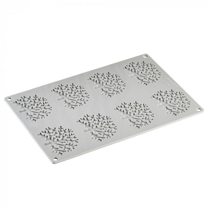 Forma Silicon Gourmand Coral 7.5 x 5.9 x H 0.2 cm, 8 cavitati [2]