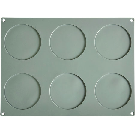 Forma Silicon Gourmand Disc mare Ø 11 x H 0.35 cm, 6 cavitati [2]