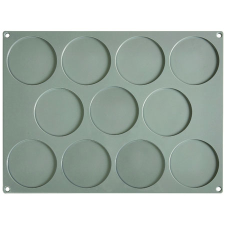 Forma Silicon Gourmand Disc mic Ø 9 x H 0.35 cm, 11 cavitati [2]
