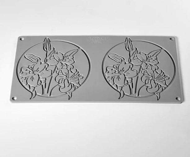 Forma Silicon Gourmand Floral 14 × 15.3 × H 2 cm, 2 cavitati [3]