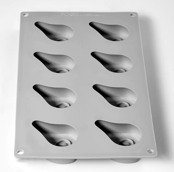 Forma Silicon Gourmand Jumatate de Para 7.5 × 5.4 × H 2.2 cm, 8 cavitati [3]