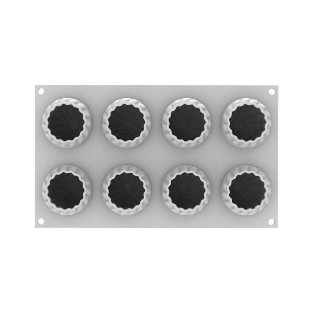 Forma Silicon Harmony Ø 6 x H 6.7 cm, 8 cavitati x 150 ml [4]