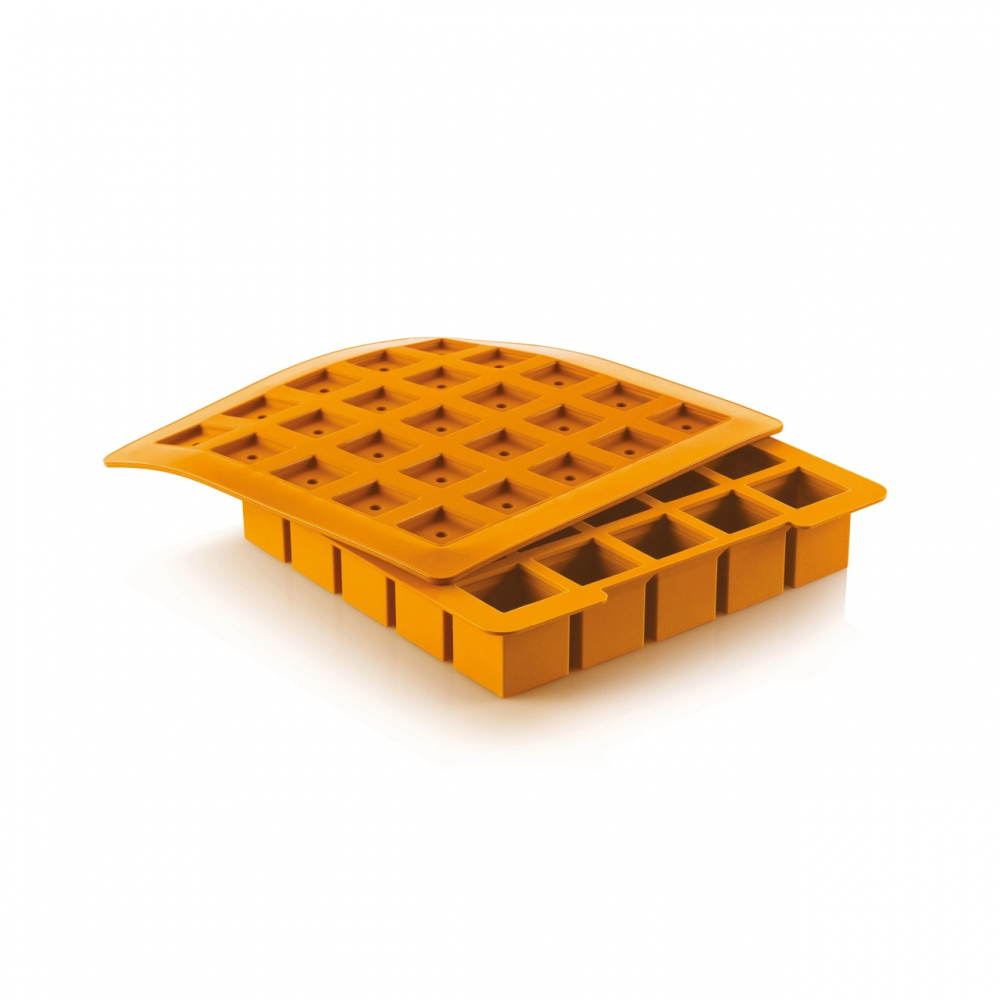 Forma Silicon Ice Cub 3 x 3 x H 3 cm, 25 cavitati x 26 ml, Set 2 buc [2]