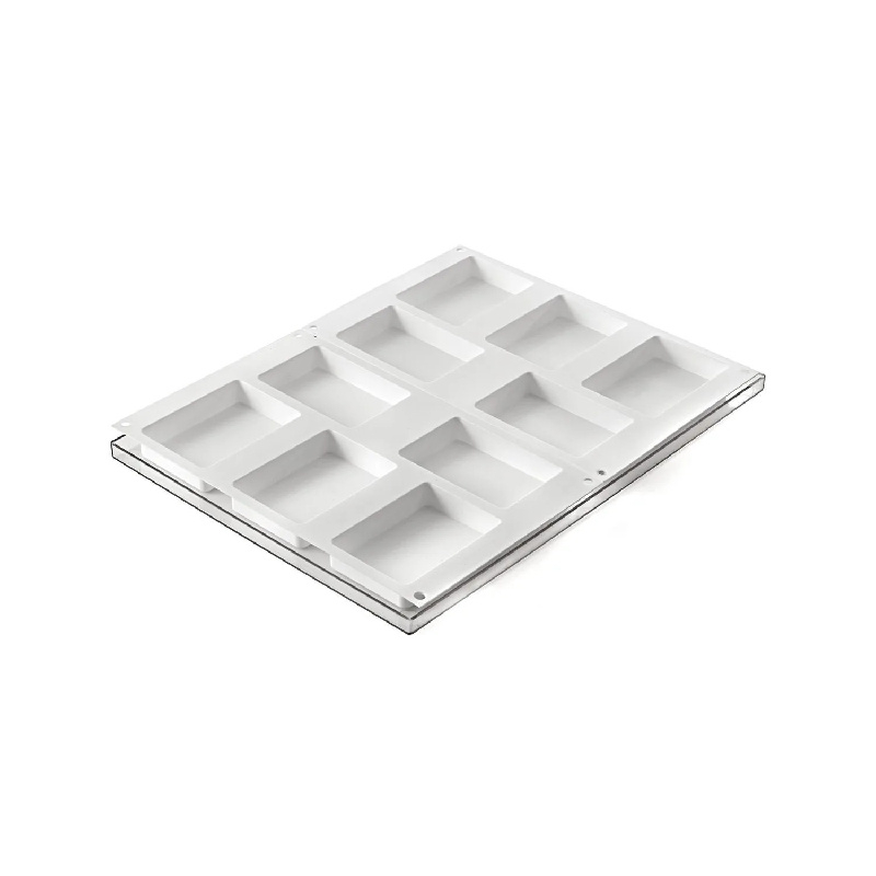Forma Silicon Inghetata Sandwich Biscuit Double, 2 forme silicon x 5 cav. 6.8 x 9.9 x H 2 cm, 134 ml (BISC04) [2]