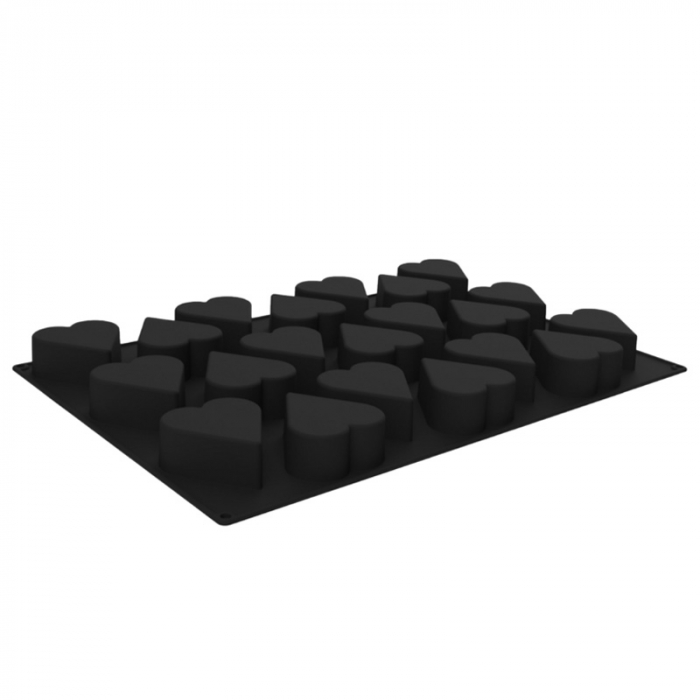 Forma Silicon Inima 9.5 x 8.8 x H 4 cm, 21 cavitati, (SQ087) [2]