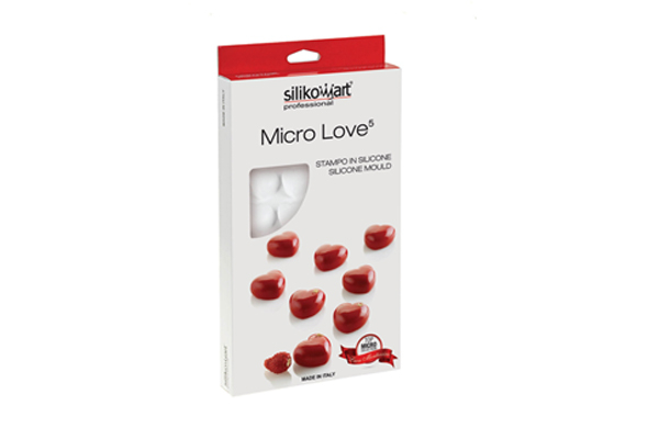 Forma Silicon Micro Inima Love Ø 2.5 x H 1.37 cm, 35 cavitati, 5 ml [2]