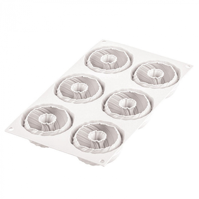 Forma Silicon Intreccio Ø 7.5 x H 3.5 cm, 6 cavitati, 105 ml [3]