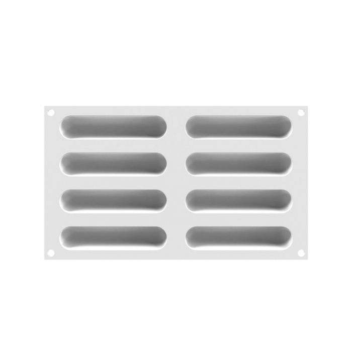 Forma Silicon Kit Ecler 12.2 x 2.6 x H 1.6 cm, 8 cavitati 40 ml + Covoras Microforat 16 cavitati [3]
