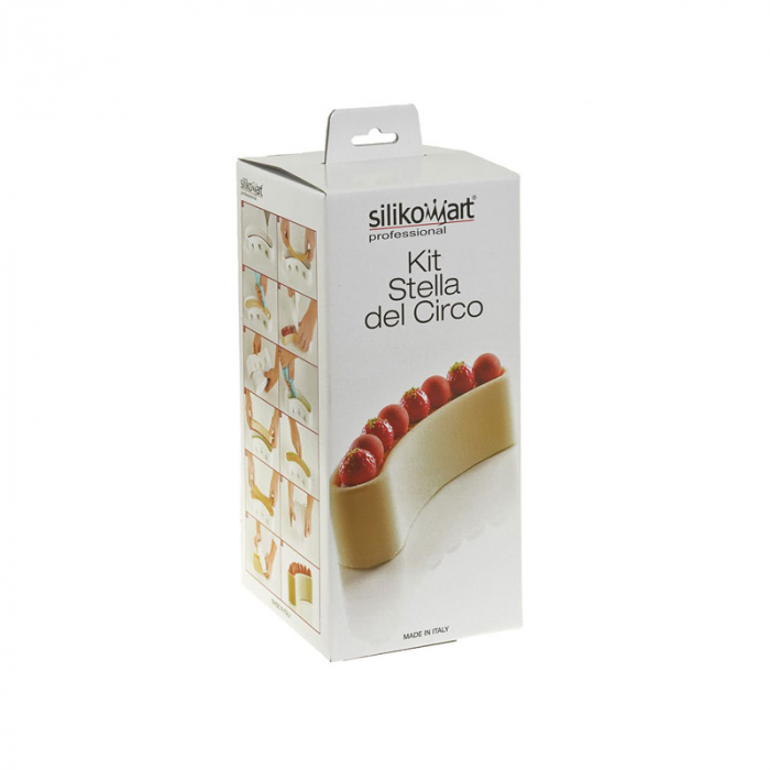 Forma Silicon Kit Stella Del Circo 28 x 6 x H 7.1 cm (4 forme), 1000 ml [8]