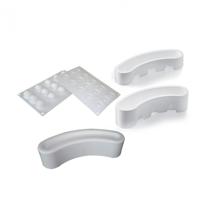 Forma Silicon Kit Stella Del Circo 28 x 6 x H 7.1 cm (4 forme), 1000 ml [2]