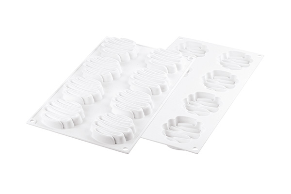 Set Tarte Ø8 cm Honore, 8 Rame Microforate + Forma Silicon 8 cavitati [2]