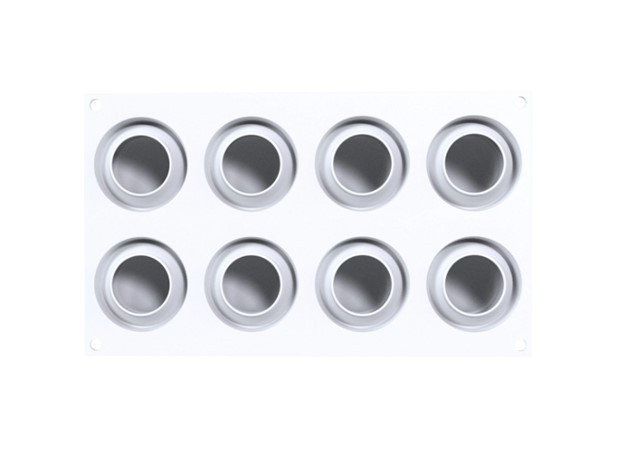 Forma Silicon Margareta Daisy Ø 5.8 x H 4.1 cm, 8 cavitati x 62 ml + decupator [2]