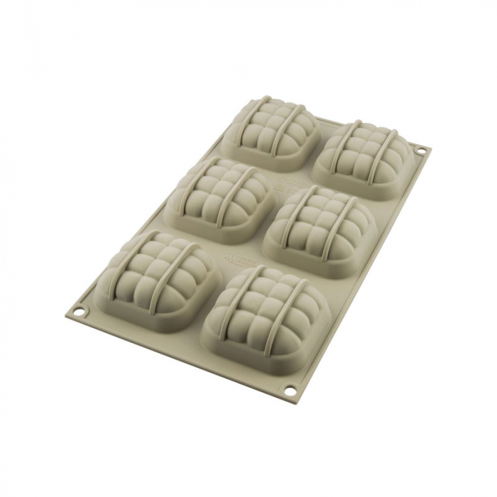 Forma Silicon Mini Eleganza 7 x 7 x H 3 cm, 6 cavitati, 100 ml [4]