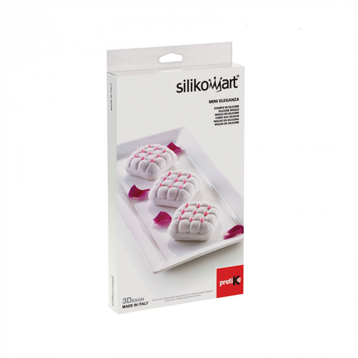 Forma Silicon Mini Eleganza 7 x 7 x H 3 cm, 6 cavitati, 100 ml [5]