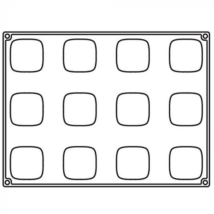 Forma Silicon Mister, Monoportii 5.8 x 5.8 x h 3.3 cm, 90 ml 12 cavitati [2]